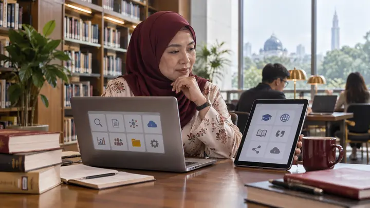 Pustakawan memilih alat dalam ekosistem penyelidikan digital