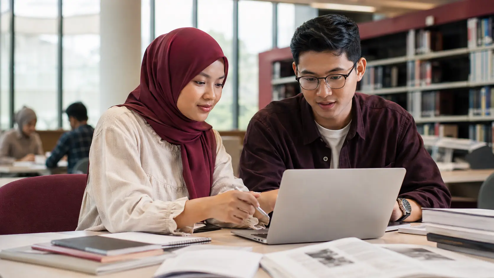 Malaysian postgraduate researchers discovering peer-reviewed literature and tracing citations