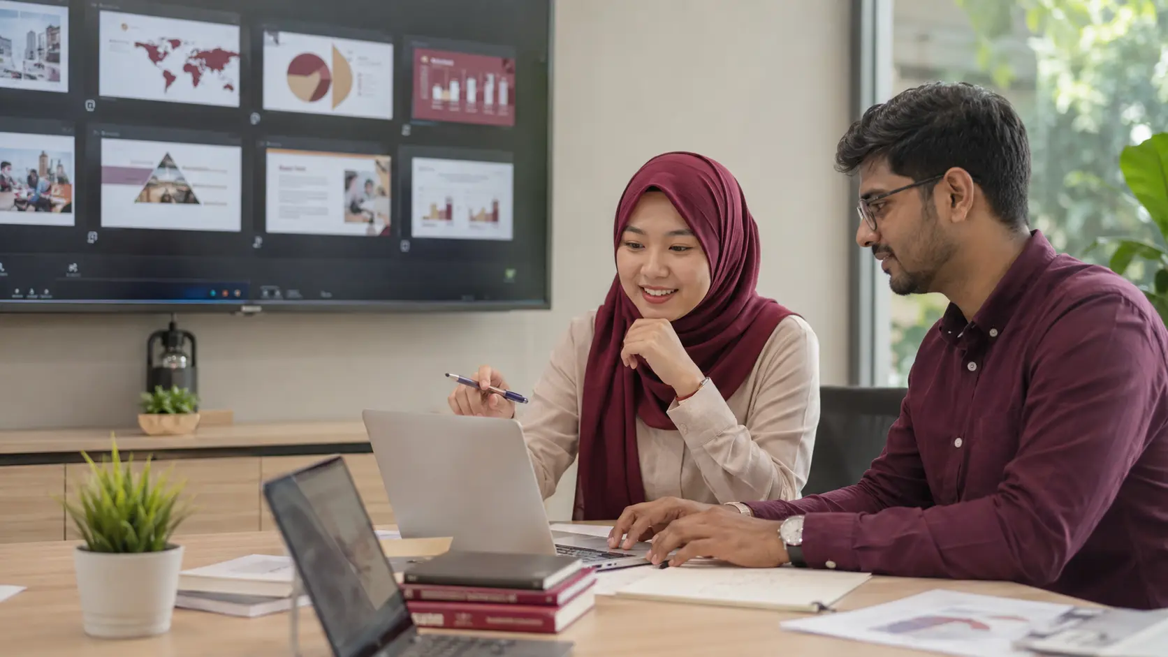 Malaysian researchers transforming verified sources into presentation and visual outputs