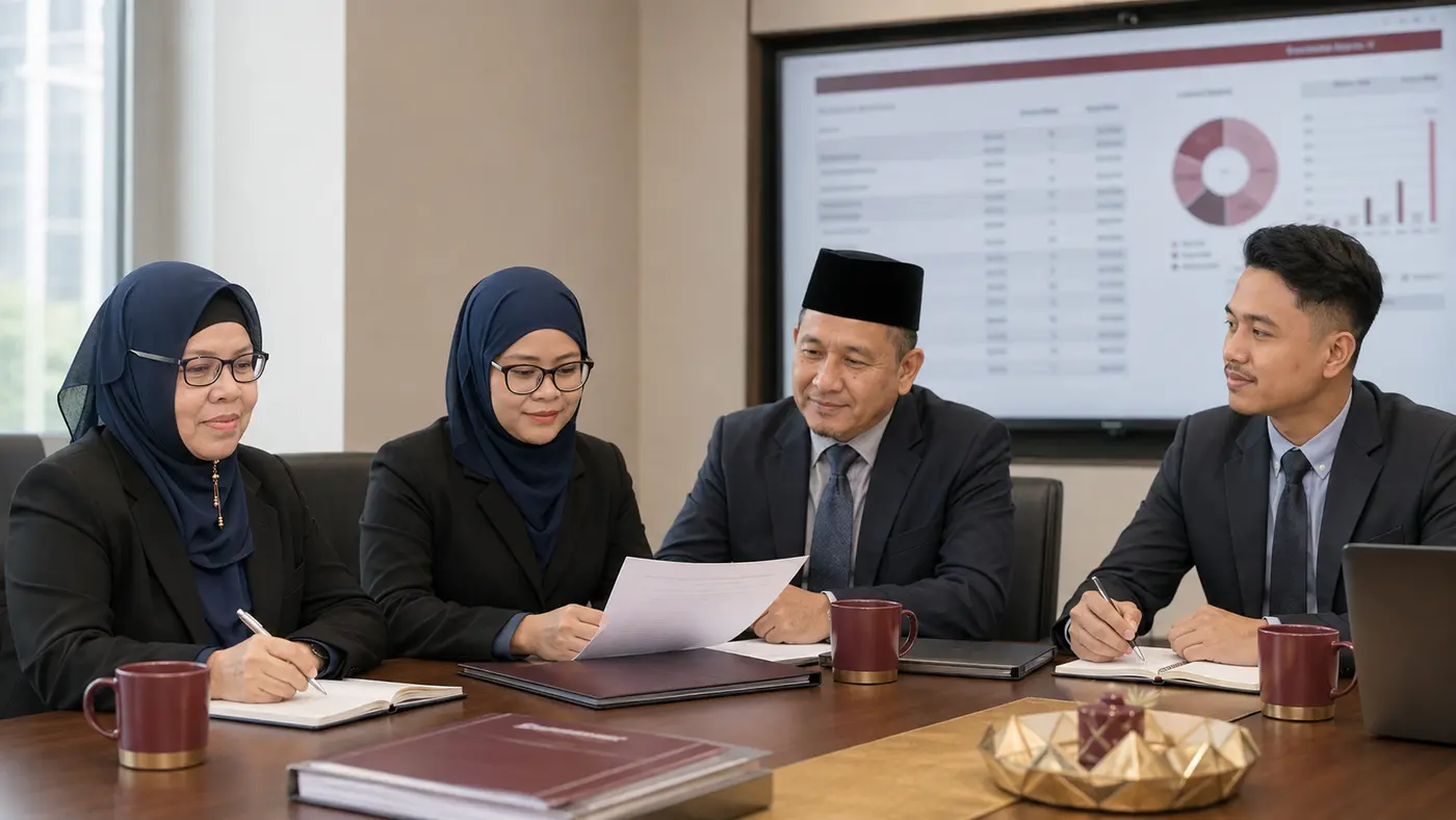 Mesyuarat staf Pejabat Akademik berkaitan graduasi, tesis dan keputusan jawatankuasa