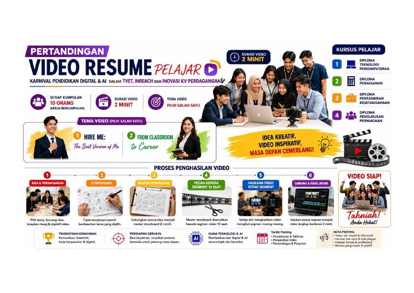 Infografik idea dan perancangan video