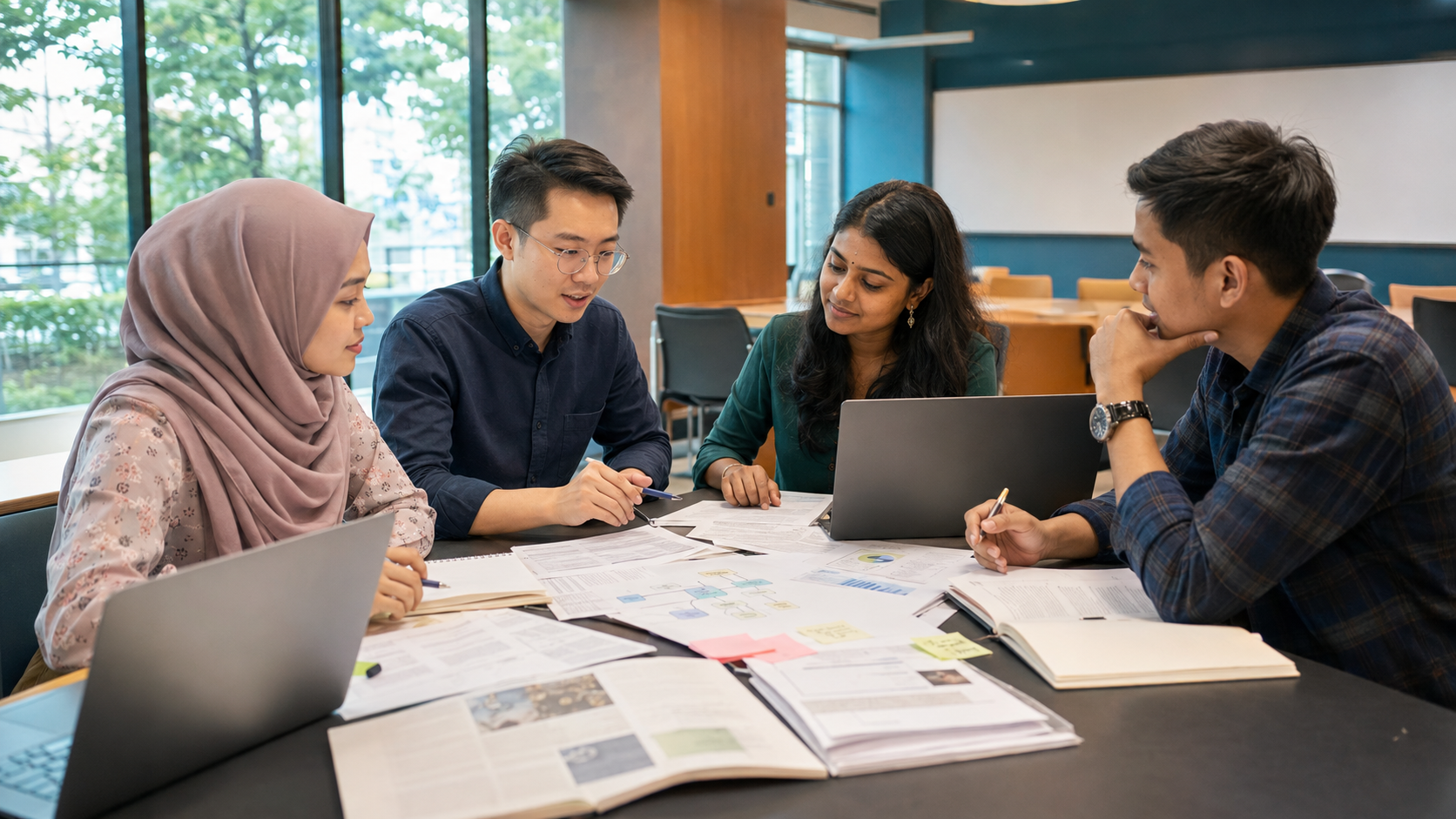 Malaysian postgraduate researchers planning a scientific writing and publication workflow