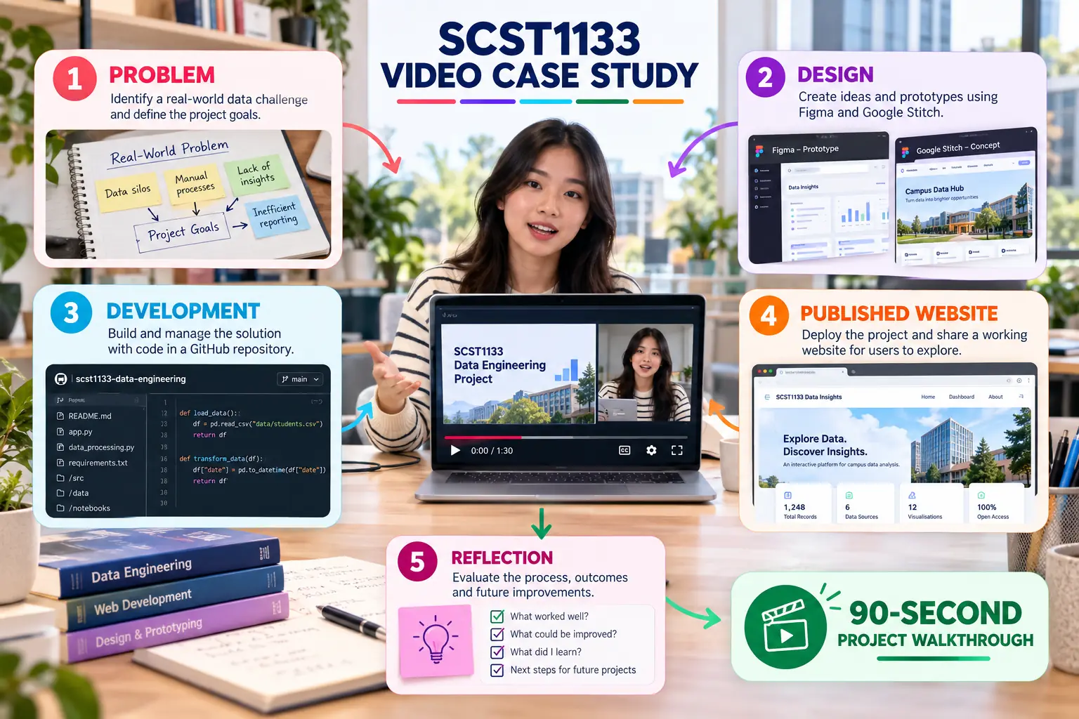 SCST1133 video case study with project evidence